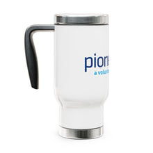 Load image into Gallery viewer, Stainless Steel Travel Mug with Handle, 14oz - white
