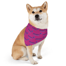 Load image into Gallery viewer, Pioneers Logo Pet Bandana - 4 sizes - Dark Pink
