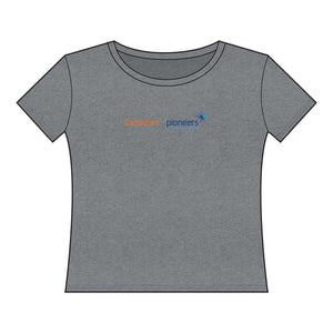Canadian Pioneers Women's Curvy Fine Jersey Tee - XL-4XL
