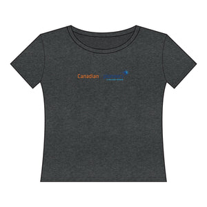 Canadian Pioneers Women's Curvy Fine Jersey Tee - XL-4XL