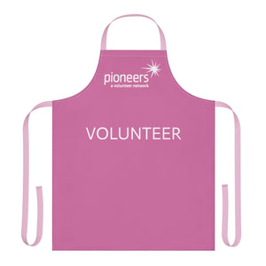 Light Pink Pioneers Volunteer Apron with 3-Color Straps options - Perfect for Events & Cooking