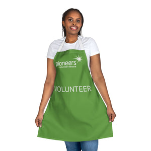 Green Pioneers Volunteer Apron with 2-Color Straps options - Perfect for Events & Cooking