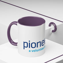 Load image into Gallery viewer, Pioneers Volunteer Network Accent Coffee Mug - 11oz &amp; 15oz (8 colors)
