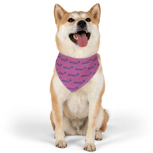 Pioneers Logo Pet Bandana - 4 sizes - pink