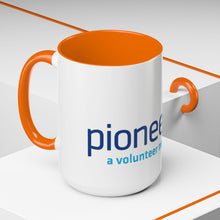 Load image into Gallery viewer, Pioneers Volunteer Network Accent Coffee Mug - 11oz &amp; 15oz (8 colors)
