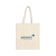 Load image into Gallery viewer, Canvas Tote Bag - Pioneers Volunteer Network - 2 colors
