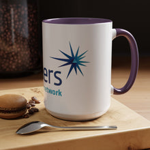 Load image into Gallery viewer, Pioneers Volunteer Network Accent Coffee Mug - 11oz &amp; 15oz (8 colors)
