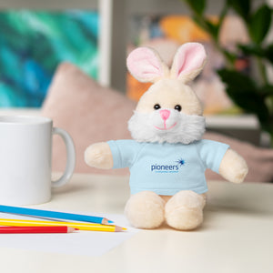 Stuffed Animal with T-Shirt - 3 shirt colors avilable