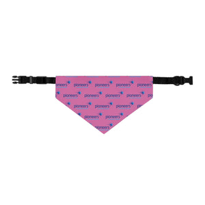Pioneers Logo Pet Bandana - 4 sizes - pink