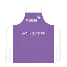 Load image into Gallery viewer, Light Purple Pioneers Volunteer Apron with 3-Color Straps options - Perfect for Events &amp; Cooking
