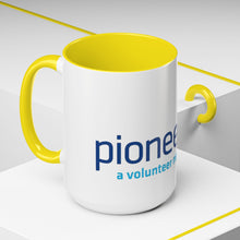 Load image into Gallery viewer, Pioneers Volunteer Network Accent Coffee Mug - 11oz &amp; 15oz (8 colors)
