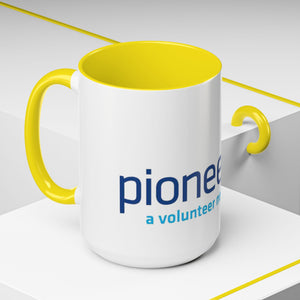 Pioneers Volunteer Network Accent Coffee Mug - 11oz & 15oz (8 colors)