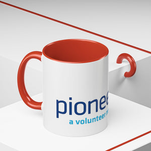 Pioneers Volunteer Network Accent Coffee Mug - 11oz & 15oz (8 colors)