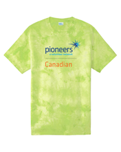 Load image into Gallery viewer, Canadian Pioneers Unisex Crystal Tie-Dye Tee (12 colors XS-4XL)
