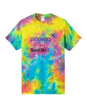 Load image into Gallery viewer, SaskTel Pioneers Unisex Crystal Tie-Dye Tee (12 colors XS-4XL)
