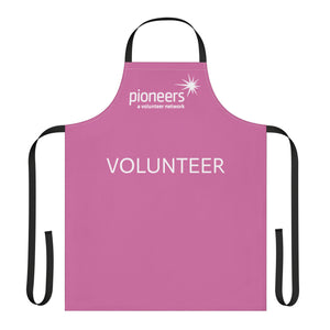 Light Pink Pioneers Volunteer Apron with 3-Color Straps options - Perfect for Events & Cooking
