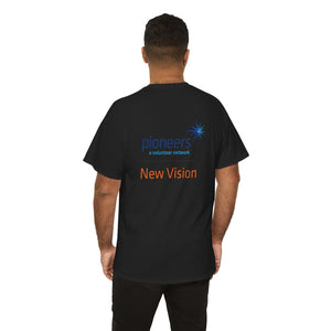 New Vision Pioneers Front & Back Logo - T-Shirt - 12 colors (S-5XL)