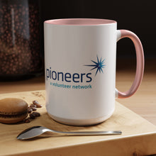 Load image into Gallery viewer, New Vision Pioneers Accent Coffee Mug - 11oz &amp; 15oz (8 colors)
