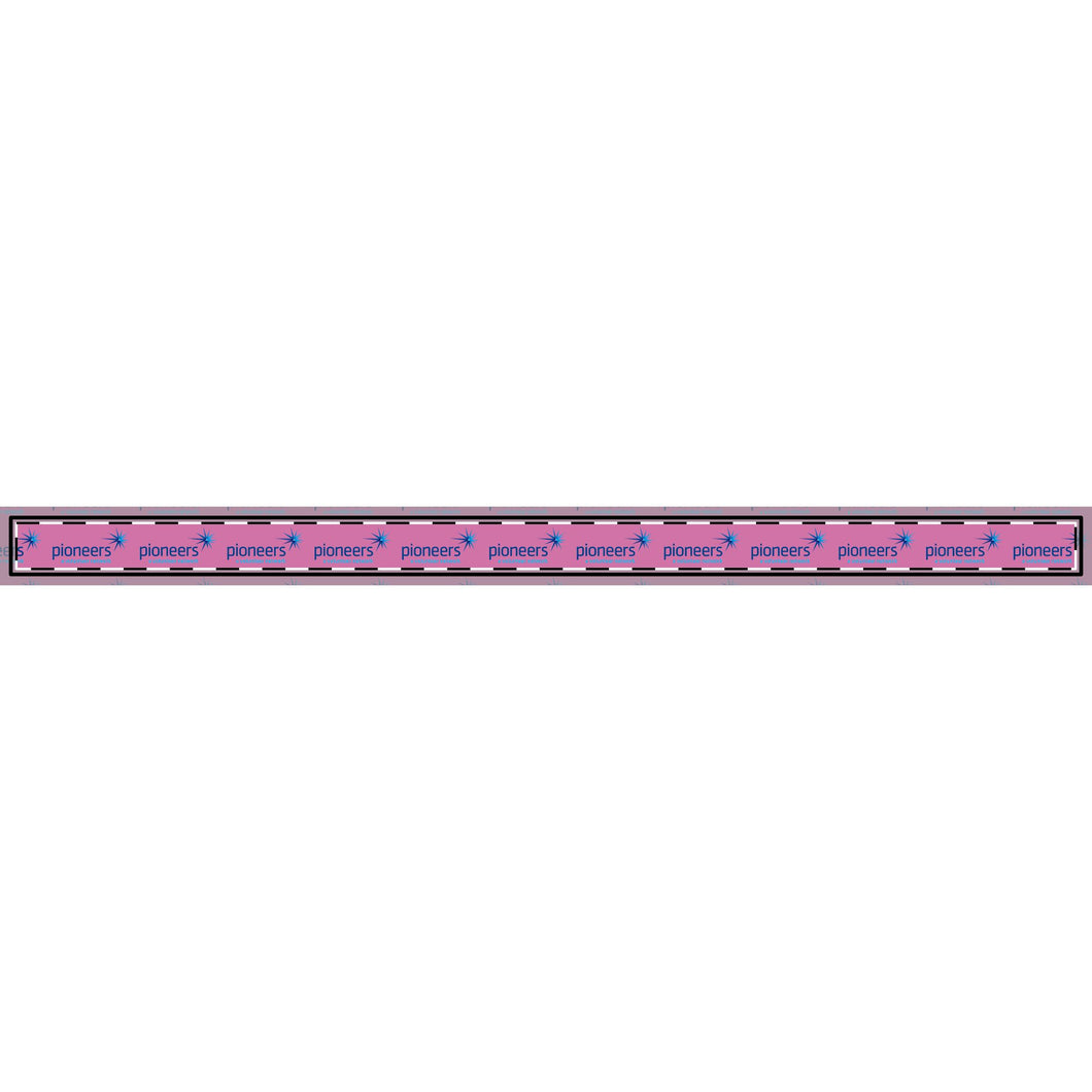 Pioneers Clip-on Pet Collar - Lt Pink (3 sizes)