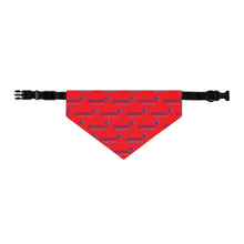 Load image into Gallery viewer, Pioneers Logo Pet Bandana Collar - 4 sizes - red
