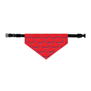 Pioneers Logo Pet Bandana Collar - 4 sizes - red