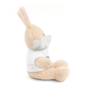 Stuffed Animal with T-Shirt - 3 shirt colors avilable