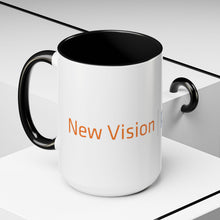 Load image into Gallery viewer, New Vision Pioneers Accent Coffee Mug - 11oz &amp; 15oz (8 colors)
