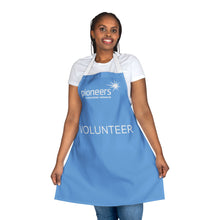 Load image into Gallery viewer, Light Blue Pioneers Volunteer Apron with 2-Color Straps options - Perfect for Events &amp; Cooking
