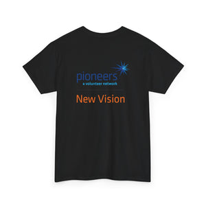 New Vision Pioneers Front & Back Logo - T-Shirt - 12 colors (S-5XL)