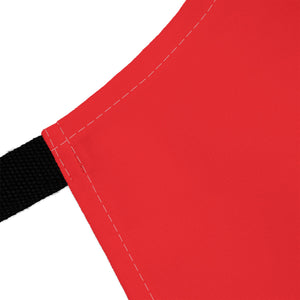 Red Pioneers Volunteer Apron with 2-Color Straps options - Perfect for Events & Cooking