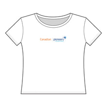 Load image into Gallery viewer, Canadian Pioneers Women&#39;s Curvy Fine Jersey Tee - XL-4XL
