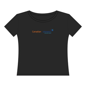 Canadian Pioneers Women's Curvy Fine Jersey Tee - XL-4XL