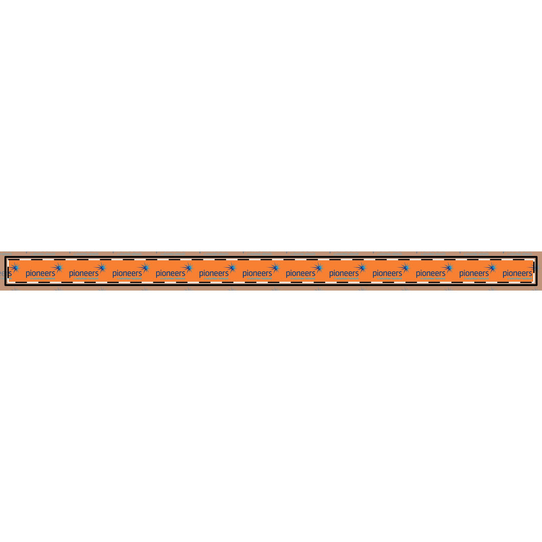 Pioneers Clip-on Pet Collar - Orange (3 sizes)