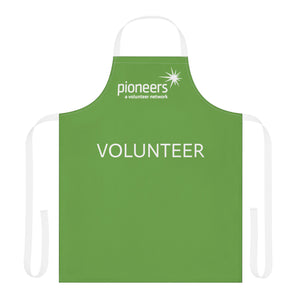 Green Pioneers Volunteer Apron with 2-Color Straps options - Perfect for Events & Cooking