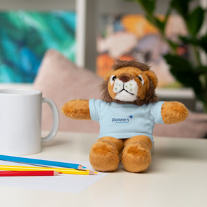Stuffed Animal with T-Shirt - 3 shirt colors avilable