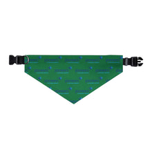 Load image into Gallery viewer, Pioneers Logo Pet Bandana - 4 sizes : Dark Green
