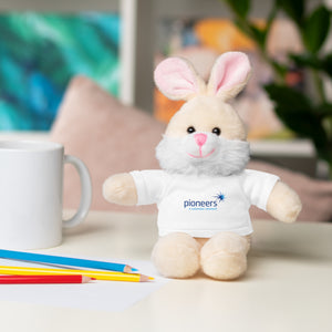 Stuffed Animal with T-Shirt - 3 shirt colors avilable