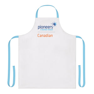 Canadian Pioneers Apron with 4-Color Straps options - Perfect for Events & Cooking