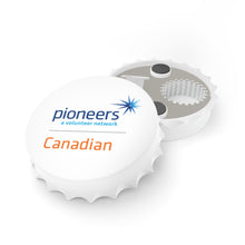 Load image into Gallery viewer, Canadian Pioneers Bottle Opener - White
