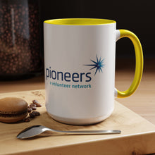 Load image into Gallery viewer, New Vision Pioneers Accent Coffee Mug - 11oz &amp; 15oz (8 colors)
