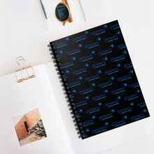 Load image into Gallery viewer, Pioneers Black Spiral Notebook 6&quot; x 8&quot;
