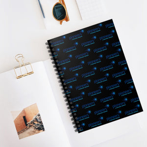 Pioneers Black Spiral Notebook 6" x 8"