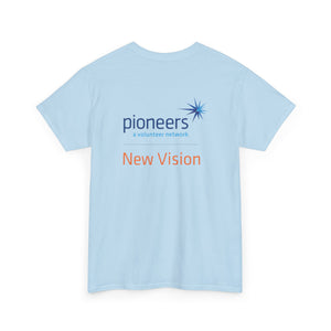 New Vision Pioneers Front & Back Logo - T-Shirt - 12 colors (S-5XL)