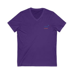 Canadian Pioneers Volunteer V-Neck Tee, Unisex Casual Shirt, Soft Everyday Wear (S-2XL)