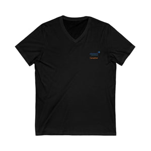 Canadian Pioneers Volunteer V-Neck Tee, Unisex Casual Shirt, Soft Everyday Wear (S-2XL)