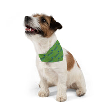 Load image into Gallery viewer, Pioneers Logo Pet Bandana Collar - 4 sizes - Lt Green
