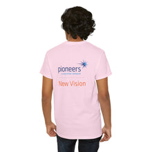 Load image into Gallery viewer, New Vision Pioneers Front &amp; Back Logo - T-Shirt - 12 colors (S-5XL)
