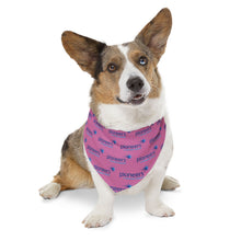 Load image into Gallery viewer, Pioneers Logo Pet Bandana - 4 sizes - pink

