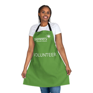Green Pioneers Volunteer Apron with 2-Color Straps options - Perfect for Events & Cooking