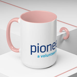 Pioneers Volunteer Network Accent Coffee Mug - 11oz & 15oz (8 colors)
